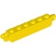 Hinge Brick 1 x 6 Locking with 1 Finger Vertical End and 2 Fingers Vertical End