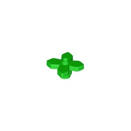Plant Flower 2 x 2 Leaves - Angular