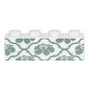 Brick 1 X 4 with Sand Green Wallpaper Pattern (76052)